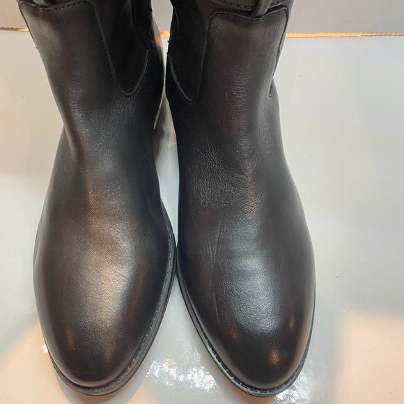 Vince Camuto Pretanna Black Leather Tall Boot - Picture 4 of 16